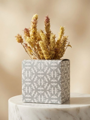 Decorative box with dried teas boho home decor