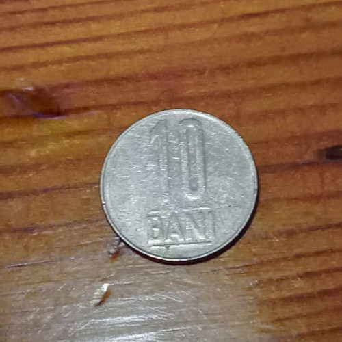10 Bani Romania 2009 like new, nickel coin