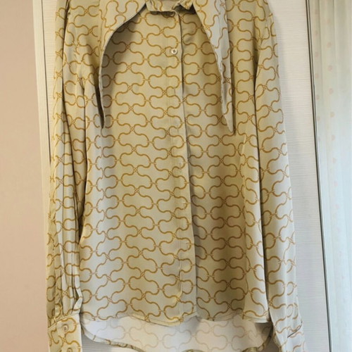 Nadia Rapti Shirt like new, beige and gold, size M