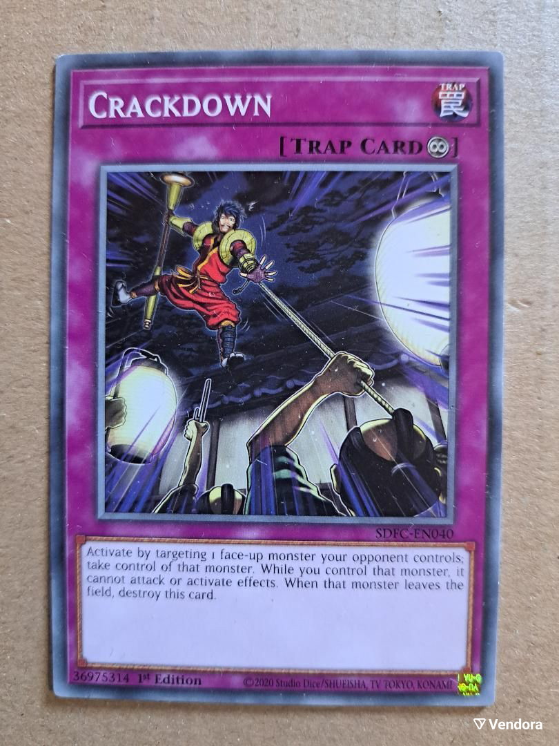 Crackdown SDFC-EN040 YuGiOh card 1st -  2,00 - Vendora.cy
