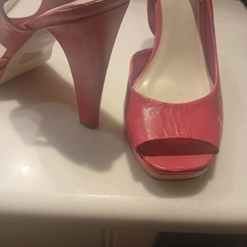 Nine West pink platform sandals size 40 like new