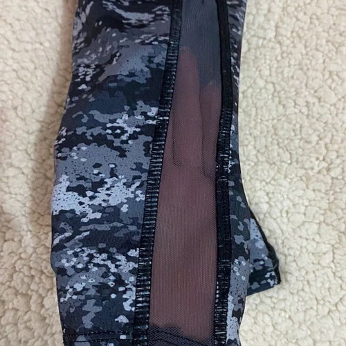 Bershka Sports Leggings camouflage gray XS like new