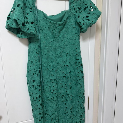 Green lace dress size 44
