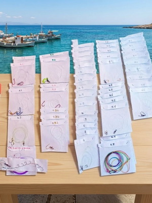 Μπακέτο παράμαλλα 50 τεμ, καινούργια, νούμερα 1 έως 8 με πολυάγκιστρο