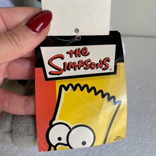 Vintage The Simpsons Cat Scratchy plush toy 2006 used