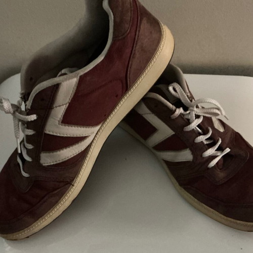 Vans trainers size 45 used, brown and red casual shoes