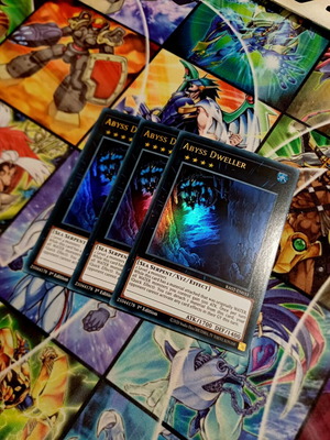 Abyss Dweller playset 3x RA02 Ultra Rare Yu-Gi-Oh! cards