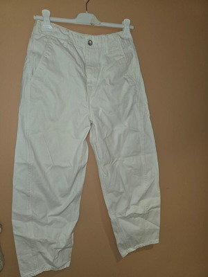 ZARA carrot jeans used, size 38, white