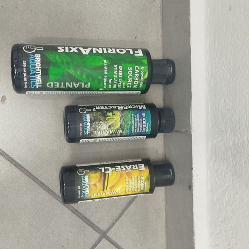 Aquarium equipment used, complete set with heater, feeder, filter, and additives