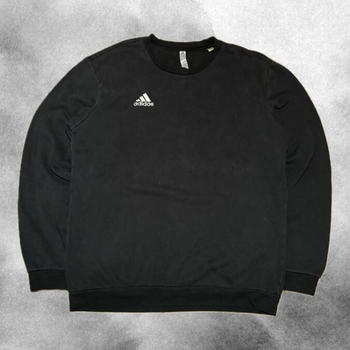 Adidas Essential Black Crewneck Sweatshirt size L like new