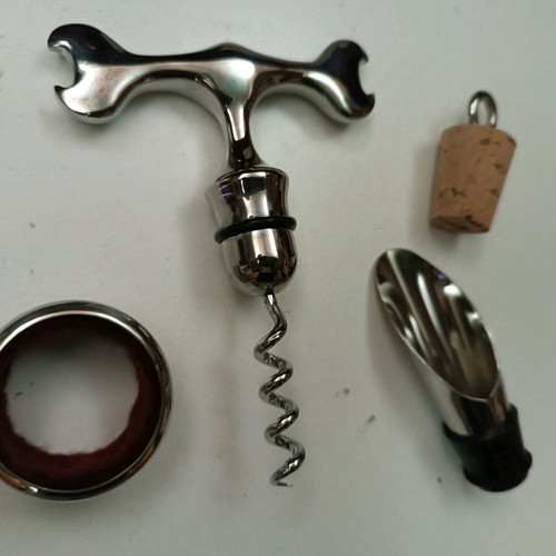 Corkscrew with accessories new, set