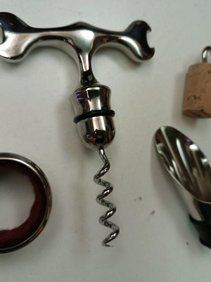 Corkscrew with accessories new, set