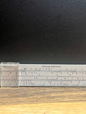 Sterling Slide Rule Model No. 587 like new