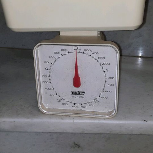 Salter mini kitchen scale used