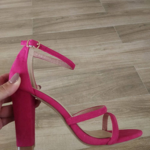 Luigi fuchsia sandals new, size 38, platform style