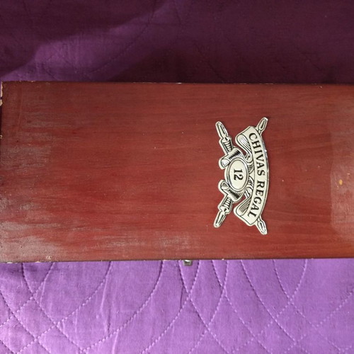 Chivas Regal Whisky collectible boxes used, set of 5 pieces