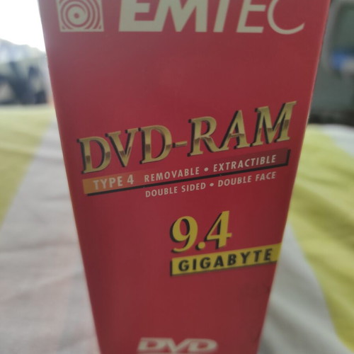 DVD-RAM Type 4 9.4 GB pack of 5, new