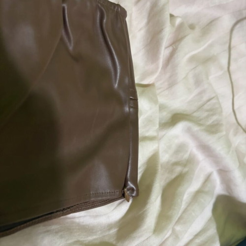 Brown leather top new, 4F XS