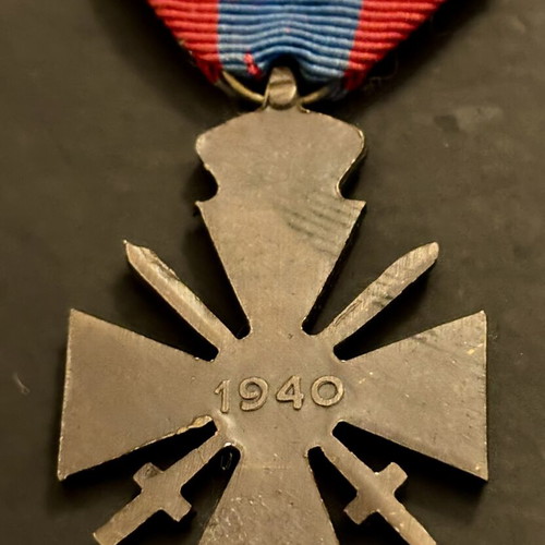 War Cross 1940 Greek Crown, like new, rare Rysianou variety