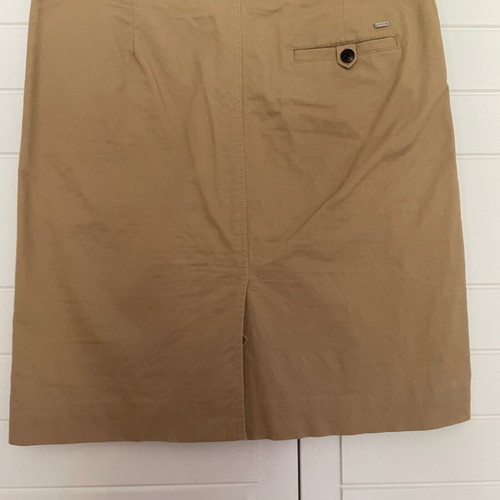 Tommy Hilfiger skirt like new, beige and brown, size L 40 12