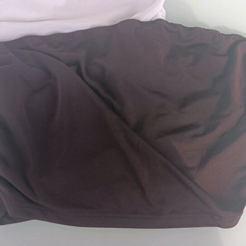 3 used Shein strapless tops brown XL, white L, green L