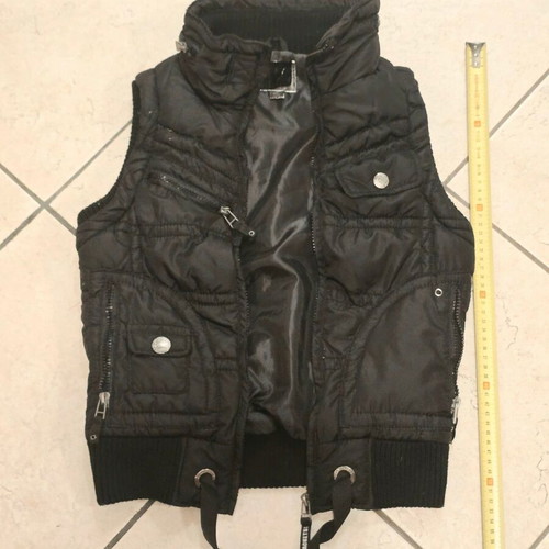 Stradivarius black vest, sizes S and M