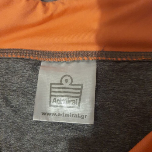 Admiral Gym Leggings like new, grey with orange details, size M
