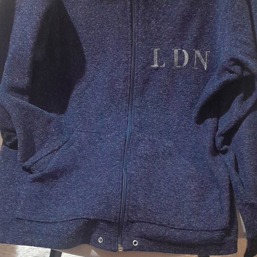 Fleece jacket used, blue, size M for girls 10-12 years