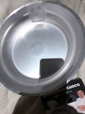 Frying Pan 28 cm Pure Aluminium Made in Italy New