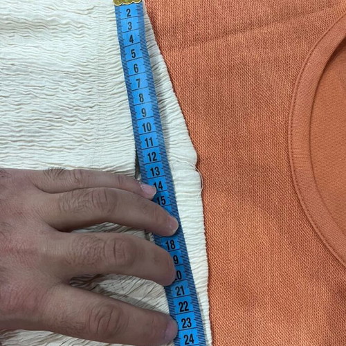 Women's set leggings and blouse size M like new, white and orange