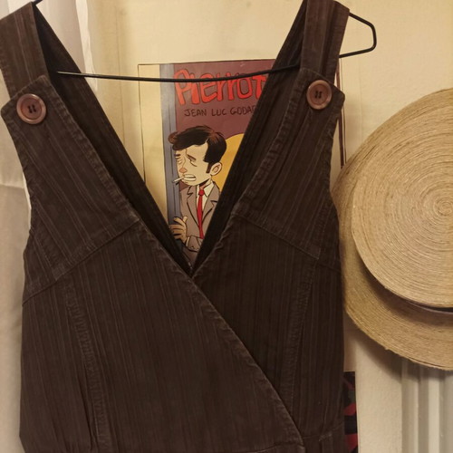 Helmi dress with straps brown, size Medium, like new