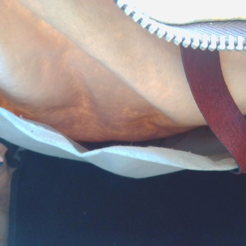 FSFA travel bag used, 80s vintage, brown and beige