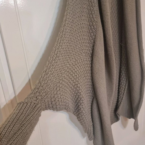 Agel knitted women's cardigan like new, beige, size S