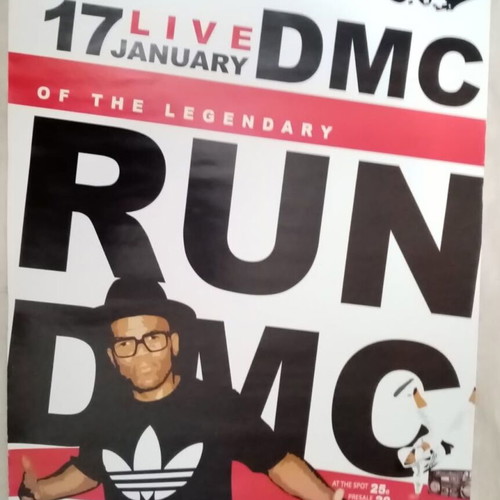 Run DMC 17.01.2010 Official Concert Poster like new