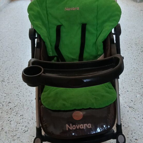 Beboulino Baby Stroller like new with adjustable handle and footmuff