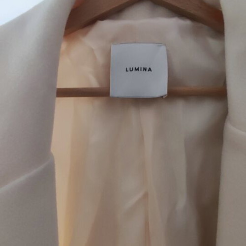 Lumina oversized white coat new, sizes L and XL