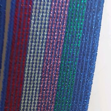Elastic belt like new, blue and purple, size 55