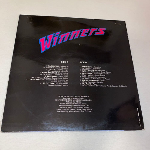 Italo Disco Winners collection rare mixed record by Pierro, new