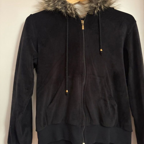 Velvet tracksuit Claire Katrania like new, black, size S