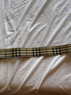 Burberry vintage belt unisex like new, adjustable length, beige and brown