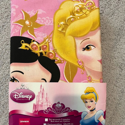Disney Princesses Duvet Cover new, 160x230 cm, 100% cotton