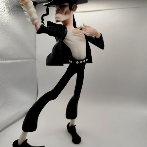 Michael Jackson 3D printed figure, approx. 25 cm
