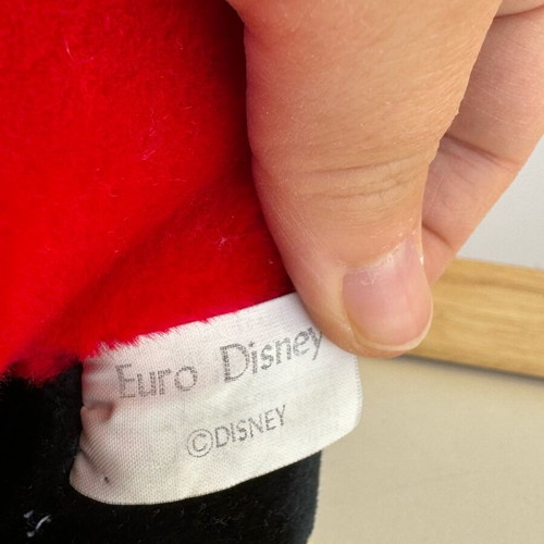 Set of authentic Euro Disney 1992 plush toys used with gift bag