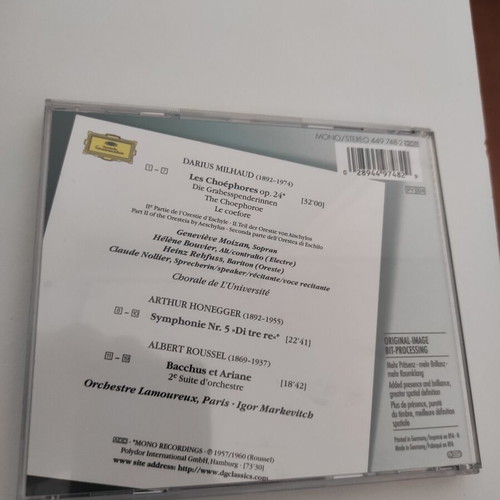 Igor Markevitch CD like new, Milhaud and Honegger classical music