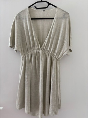 Blouse with gold thread used, silver, small-medium