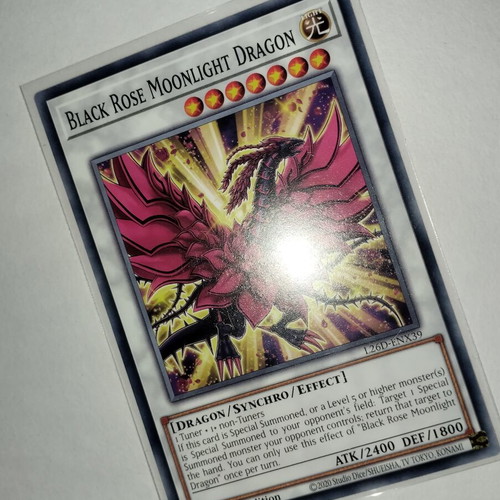 Black Rose Moonlight Dragon Yu-Gi-Oh! card, common rarity