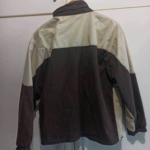 Alaska fleece jacket used, beige and brown, size L