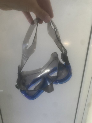 Swimming mask, blue
