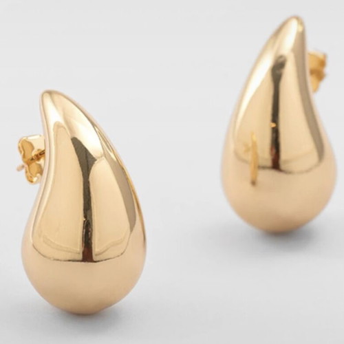 Drop earrings new, gold tone