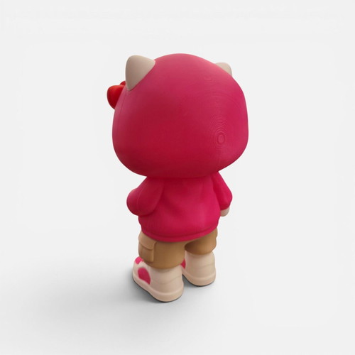 Hello Kitty 20cm Urban Streetwear Fan Art Figure made to order